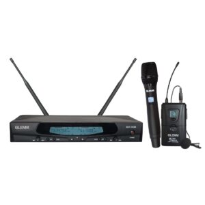 Kit de Microfone de Cabeça e de Mão sem Fios UHF