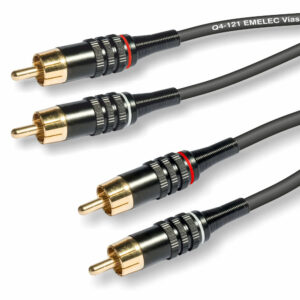 Cabo 2x RCA Macho / 2x RCA Macho 3m